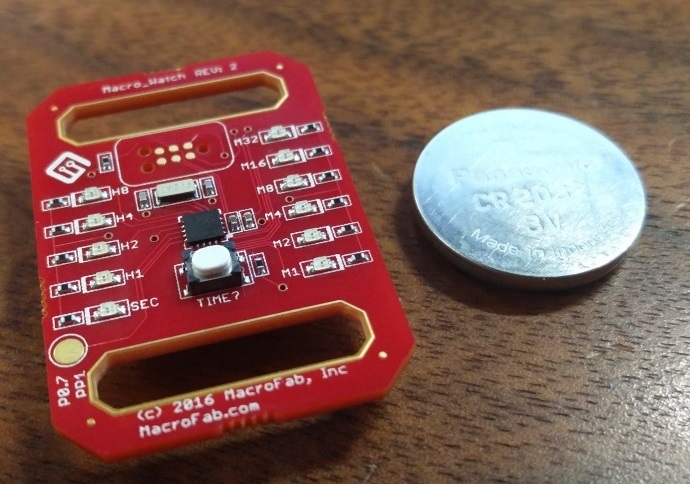 Macro Watch REV2 PCBA