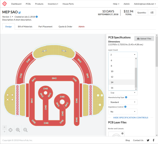New PCB Layer Count Specifications