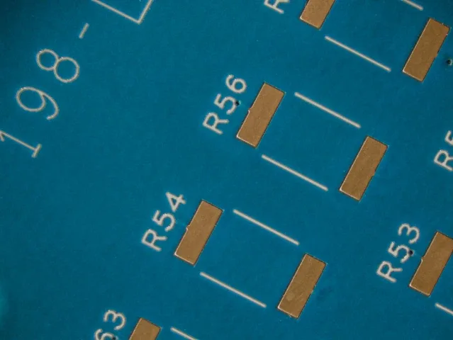 Blue pcb