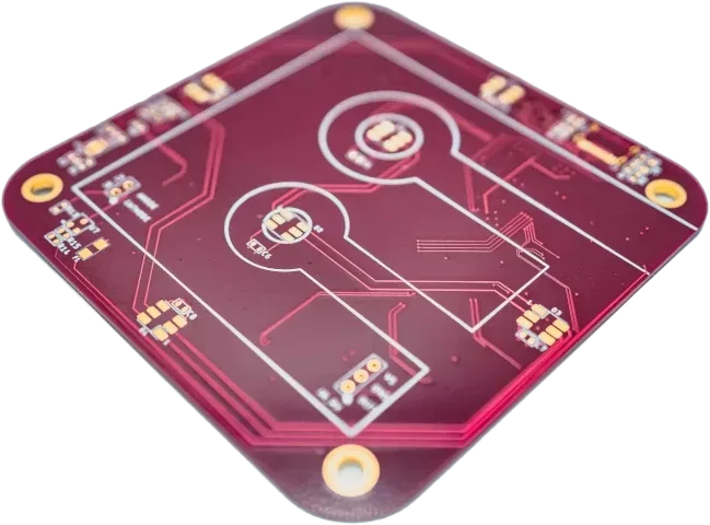 Single Red PCB
