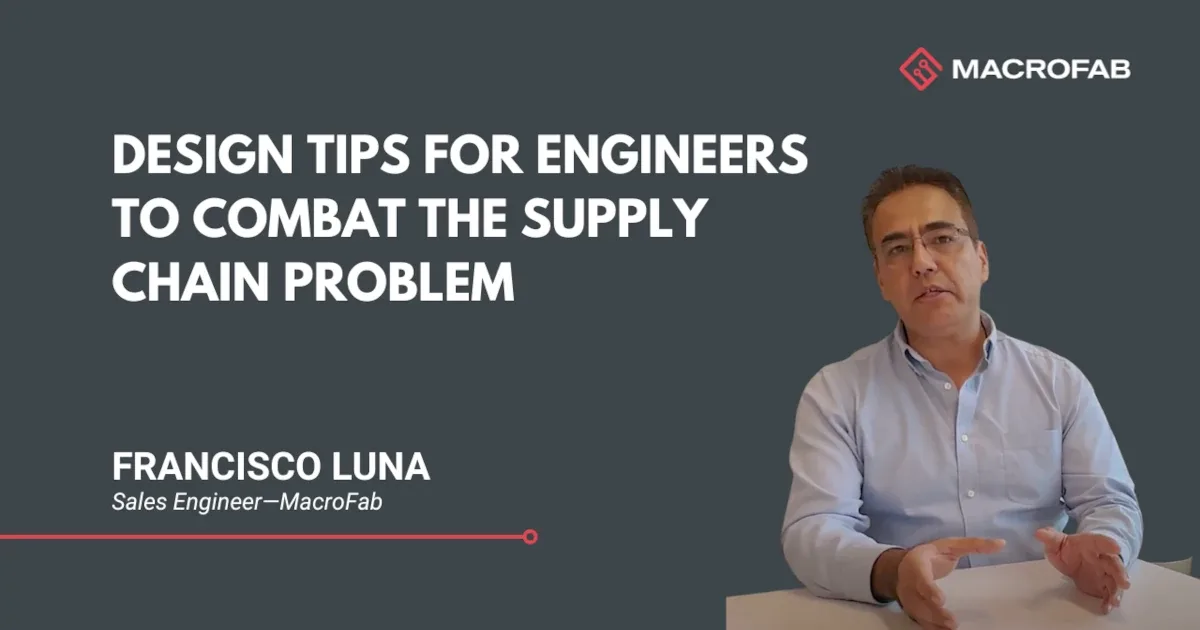 Engineering design tips supply chain