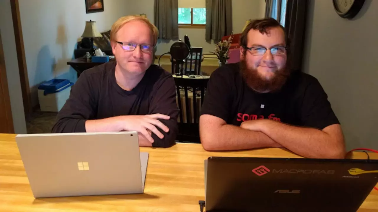 Figure 1: Ben and Parker enjoying their time off. Figure 1: Ben and Parker enjoying their time off.