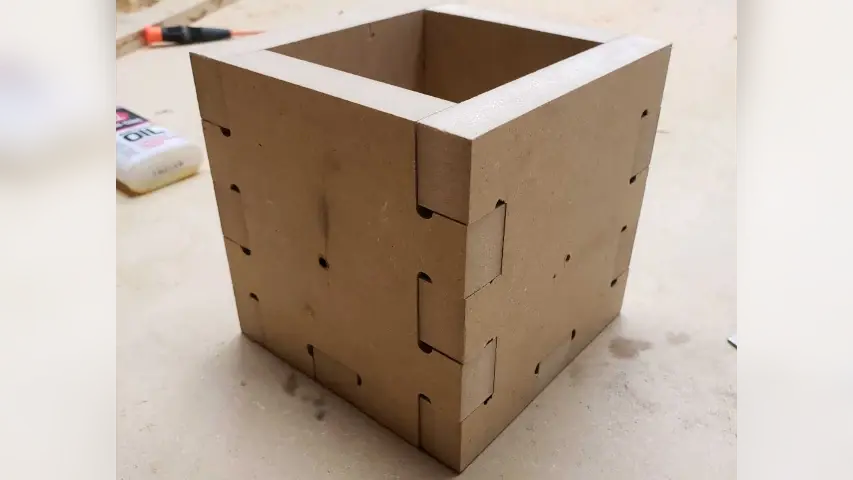 Calibration cube Stephen cut out on his CNC machine. Calibration cube Stephen cut out on his CNC machine.