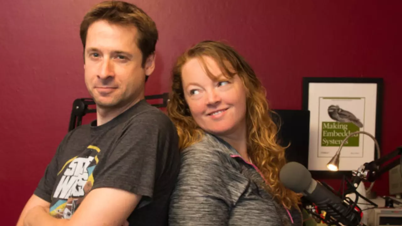 Elecia White and Christopher White (right to left). Elecia White and Christopher White (right to left).