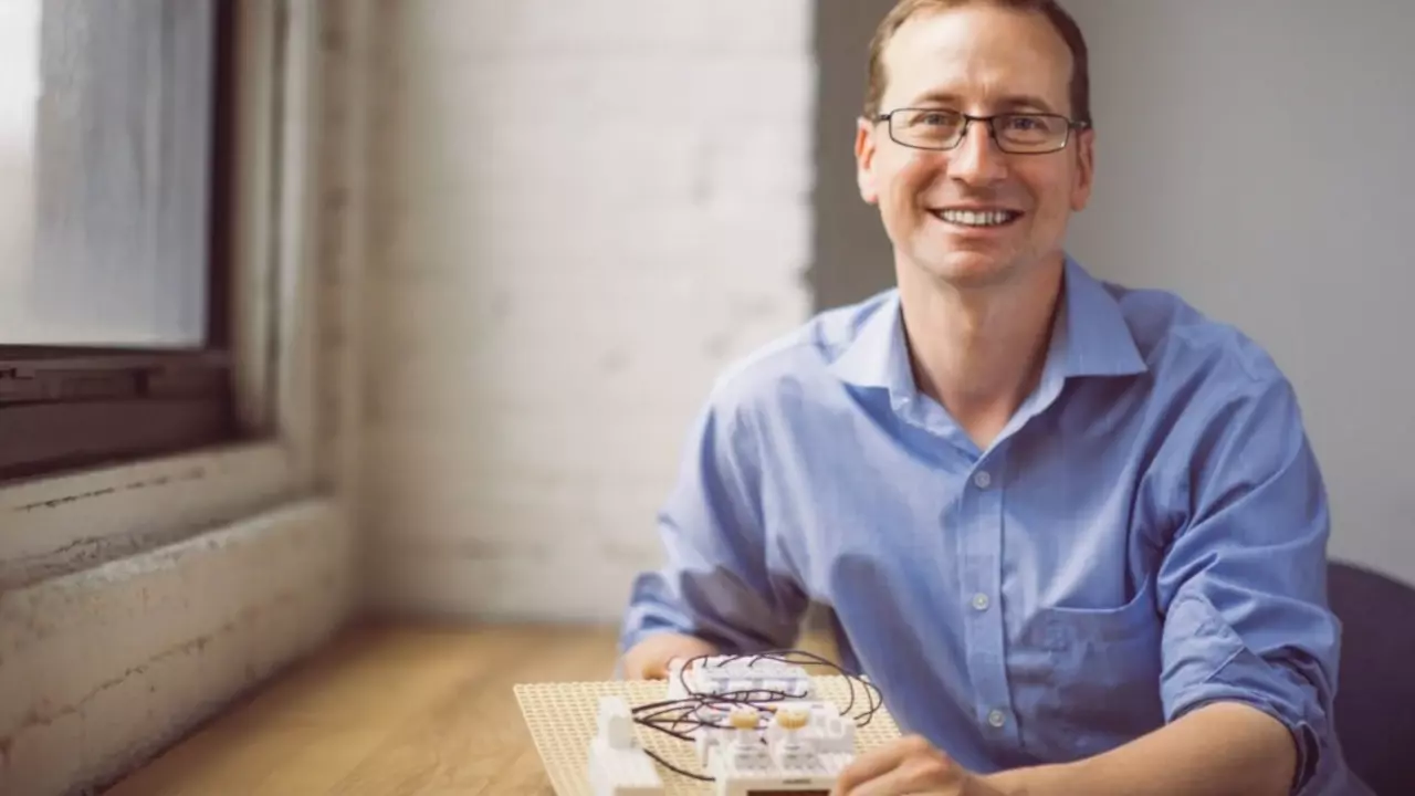 Figure 1: Joseph Broms with his ProtoBricks! Figure 1: Joseph Broms with his ProtoBricks!