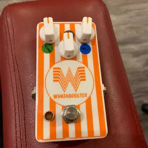 Josh Rozier’s WhatABooster effects pedal. Gotta turn up the spiciness with the Jalapeno knob! Josh Rozier’s WhatABooster effects pedal. Gotta turn up the spiciness with the Jalapeno knob!