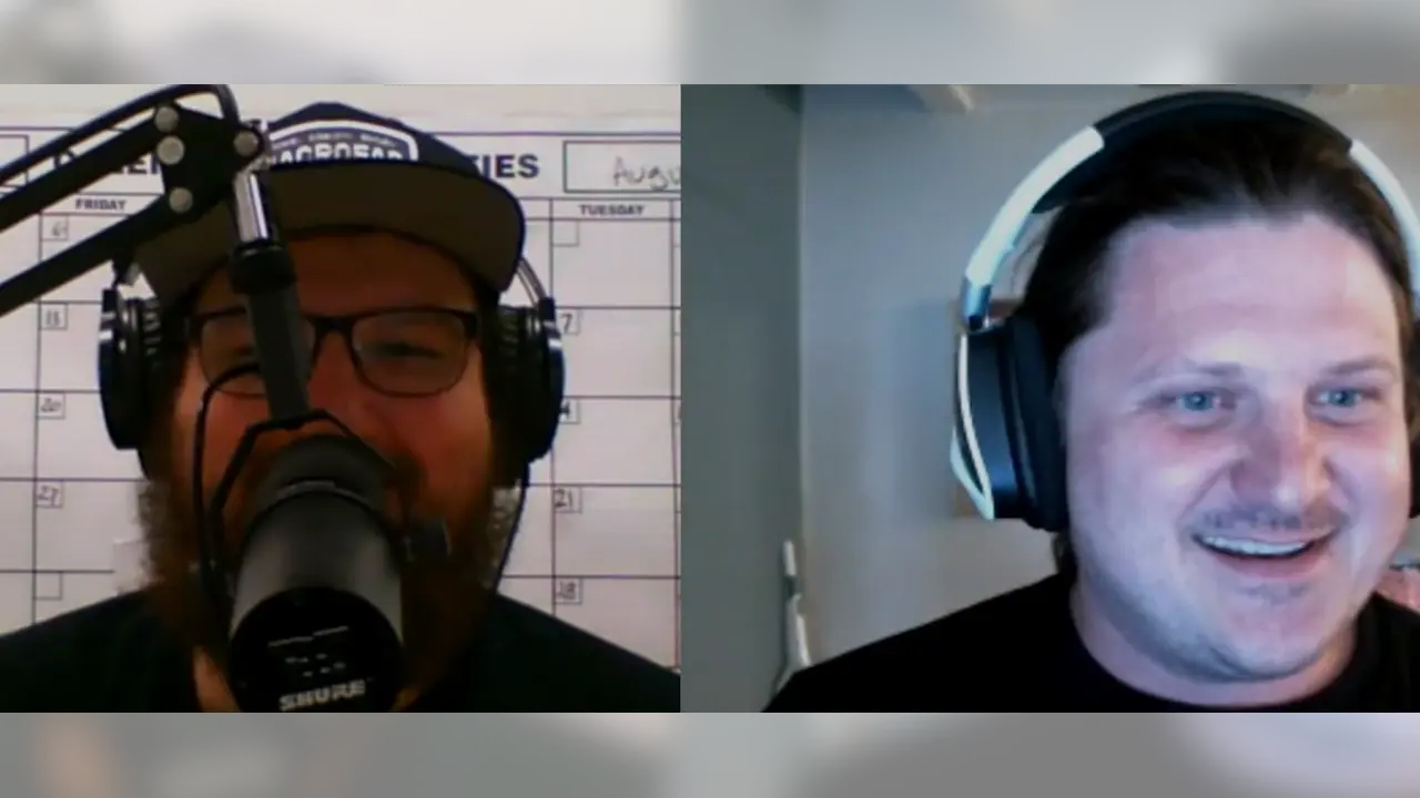 Parker and Stephen recording over Skype. Parker and Stephen recording over Skype.