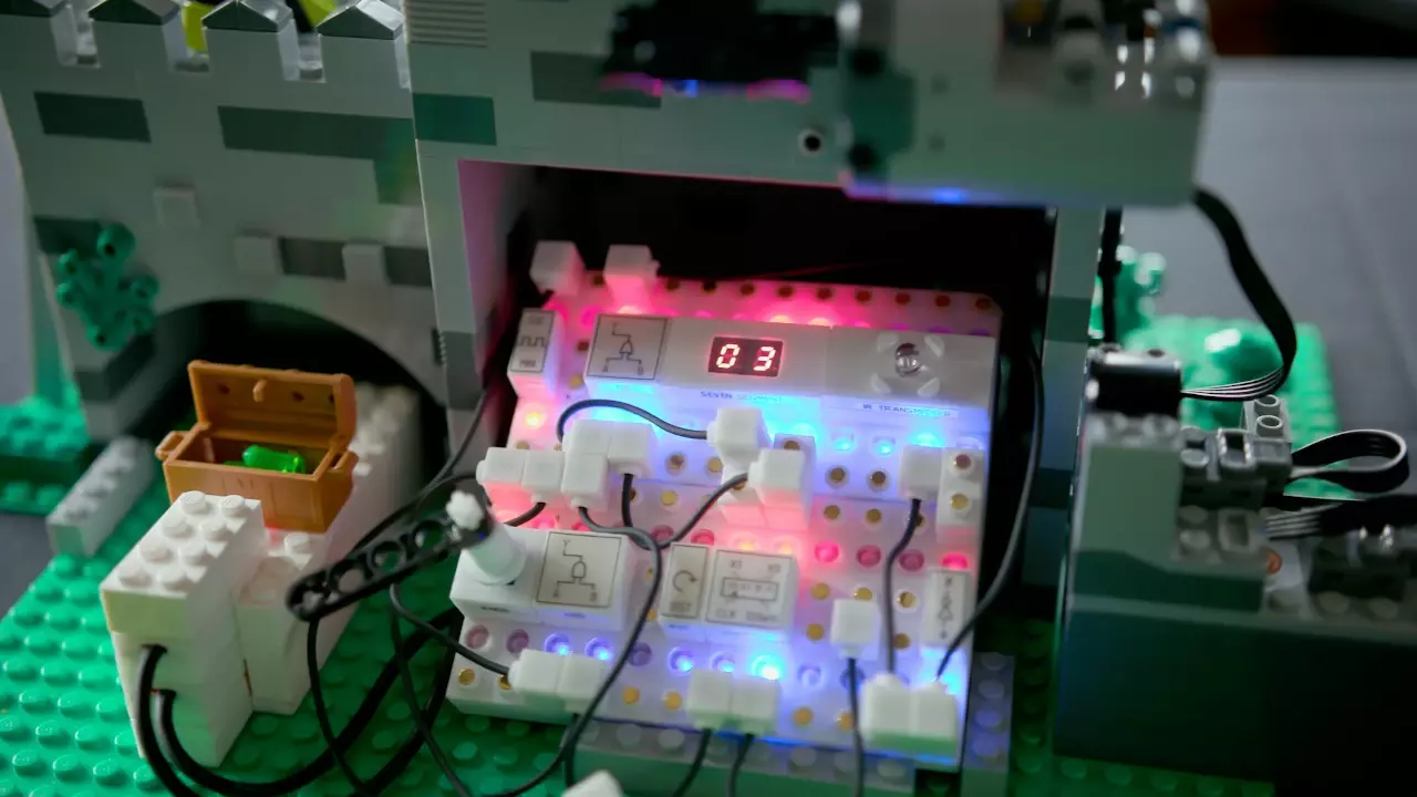 Figure 3: Close to the final product. Protobricks integrates with standard LEGO bricks. Figure 3: Close to the final product. Protobricks integrates with standard LEGO bricks.