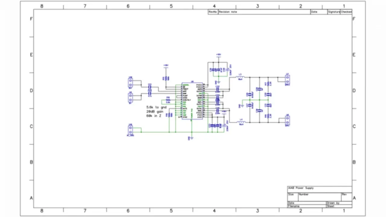 Stephen’s Vox in a Box standalone power supply schematic. Stephen’s Vox in a Box standalone power supply schematic.