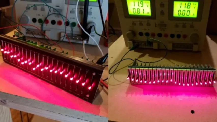 Stephen’s Venti-Q powered up. Red LEDs on the sliders looks legit!